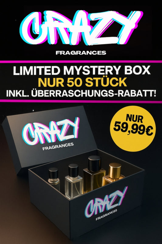 Crazy Fragrances LIMITED Mystery Box – nur 50 Stück – inkl. Überraschungs-Rabatt!